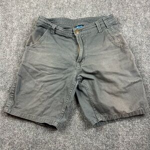 KAVU Men’s Grey Khaki Cargo Shorts size: 32